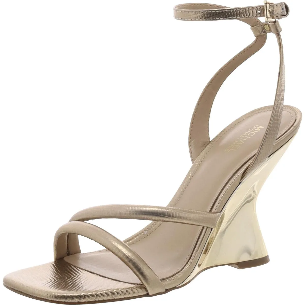 Nadina Womens Leather Dressy Slingback Sandals