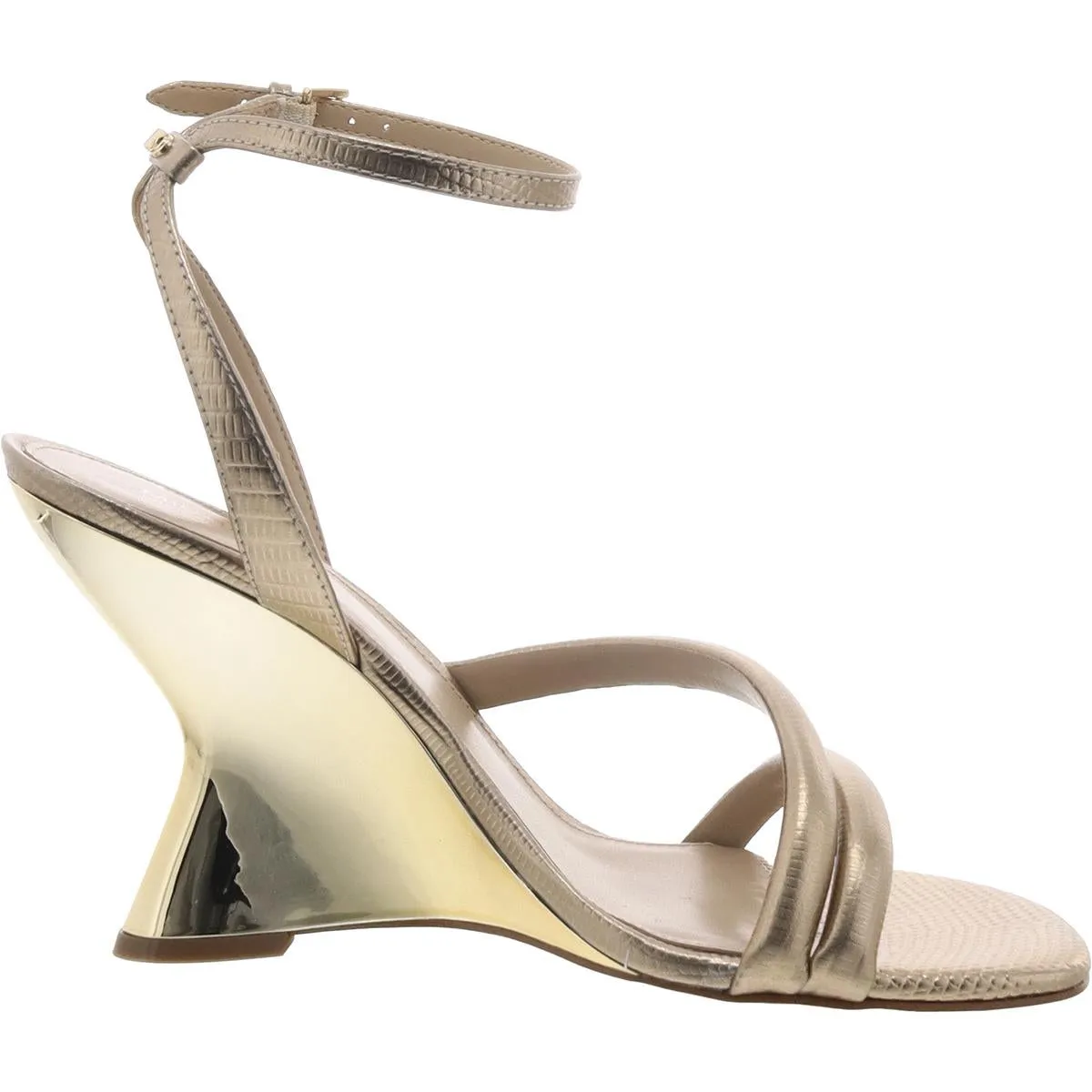 Nadina Womens Leather Dressy Slingback Sandals