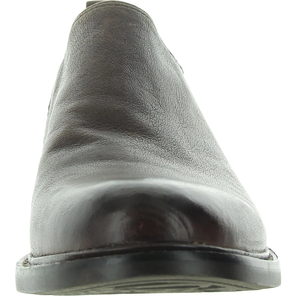 Naisbury II Womens Leather Block Heel Ankle Boots