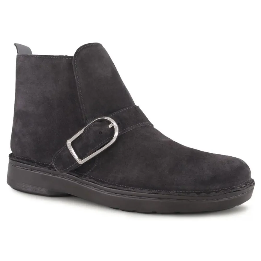 Naot Kolmer Charcoal Suede Ankle Boot (Women's)
