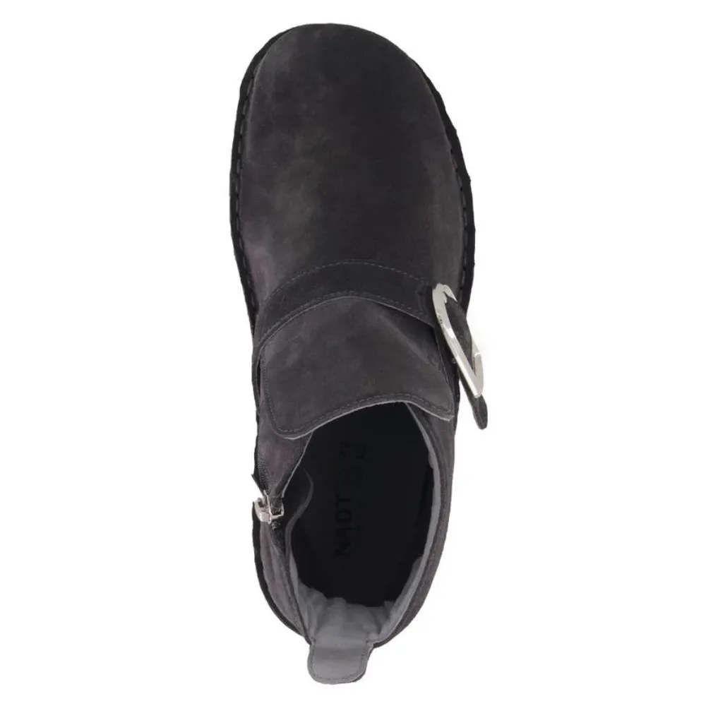 Naot Kolmer Charcoal Suede Ankle Boot (Women's)