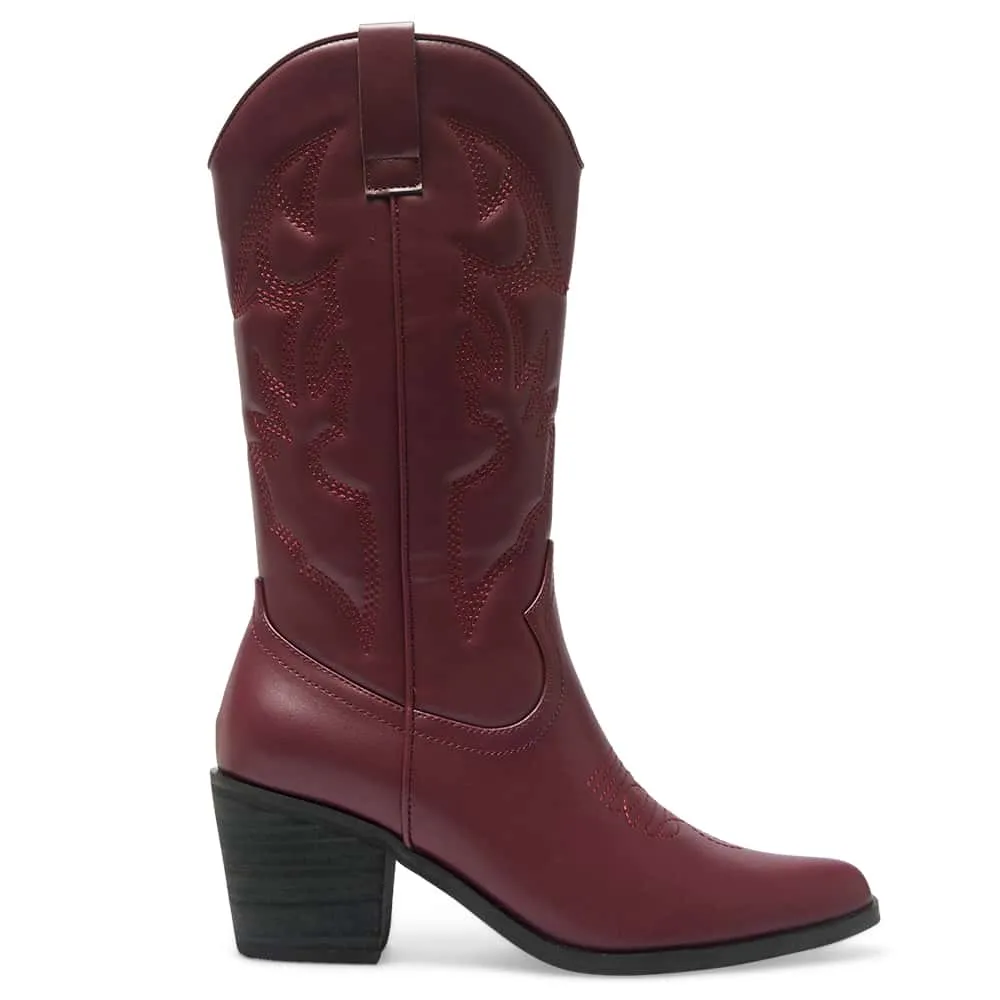 Nash Boot in Wine Smooth
