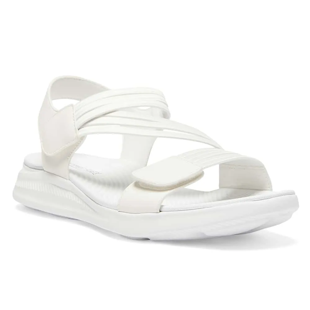 Neon Sandal in White