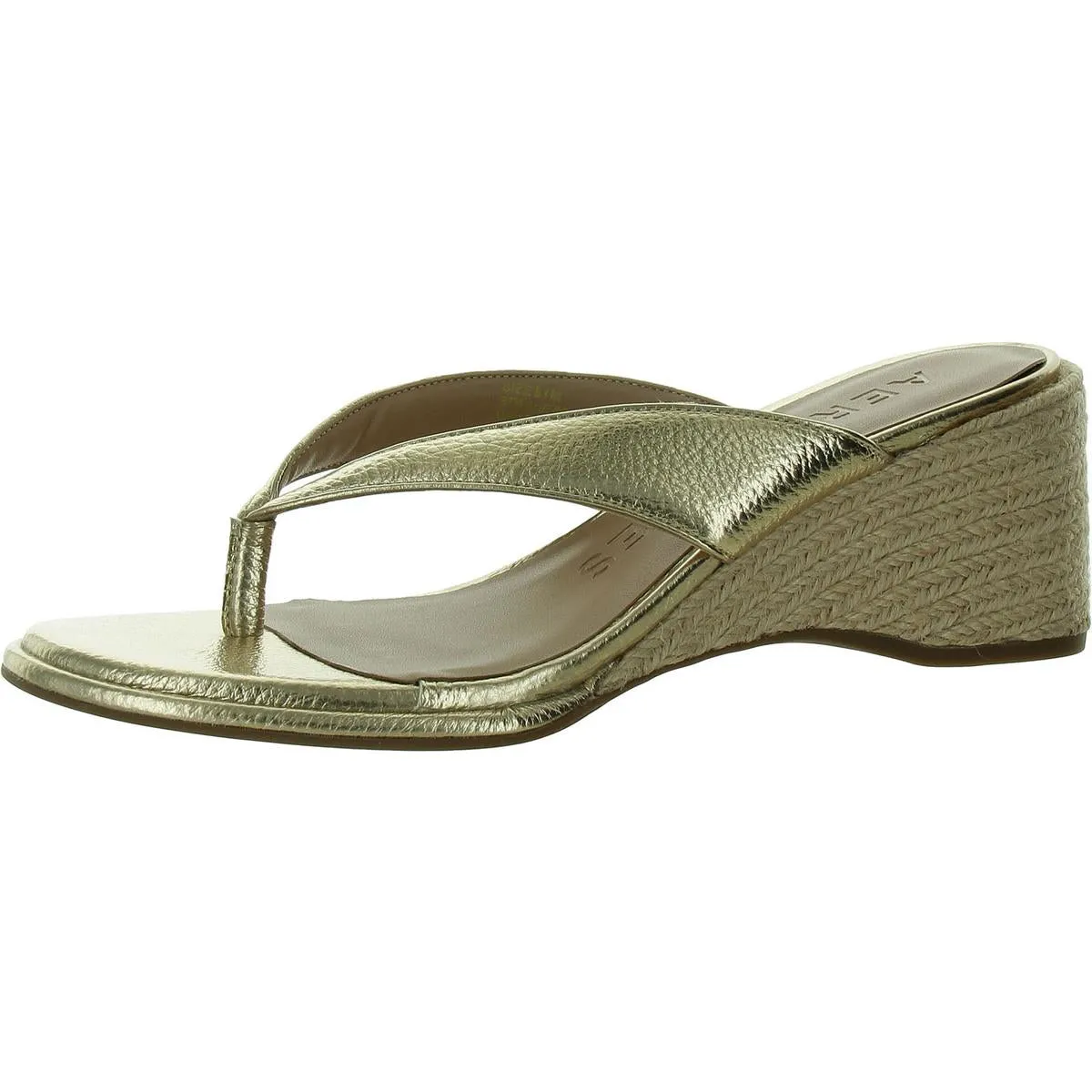 Nero Womens Slip On Wedges Thong Sandals