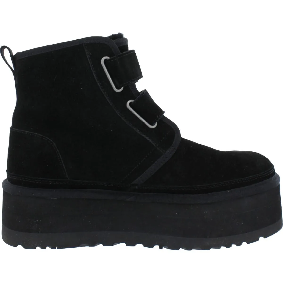 Neumel Womens Suede Mid-Calf Chukka Boots