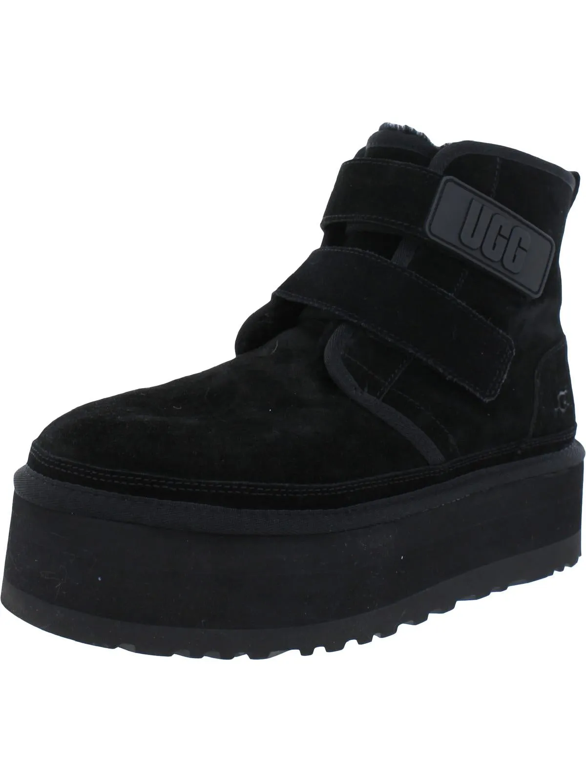 Neumel Womens Suede Mid-Calf Chukka Boots