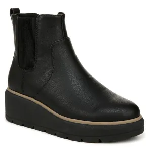 Nice Max Up Womens Stretch Faux Suede Chelsea Boots