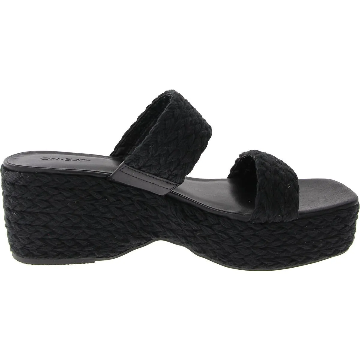 Norina Womens Woven Manmade Platform Sandals