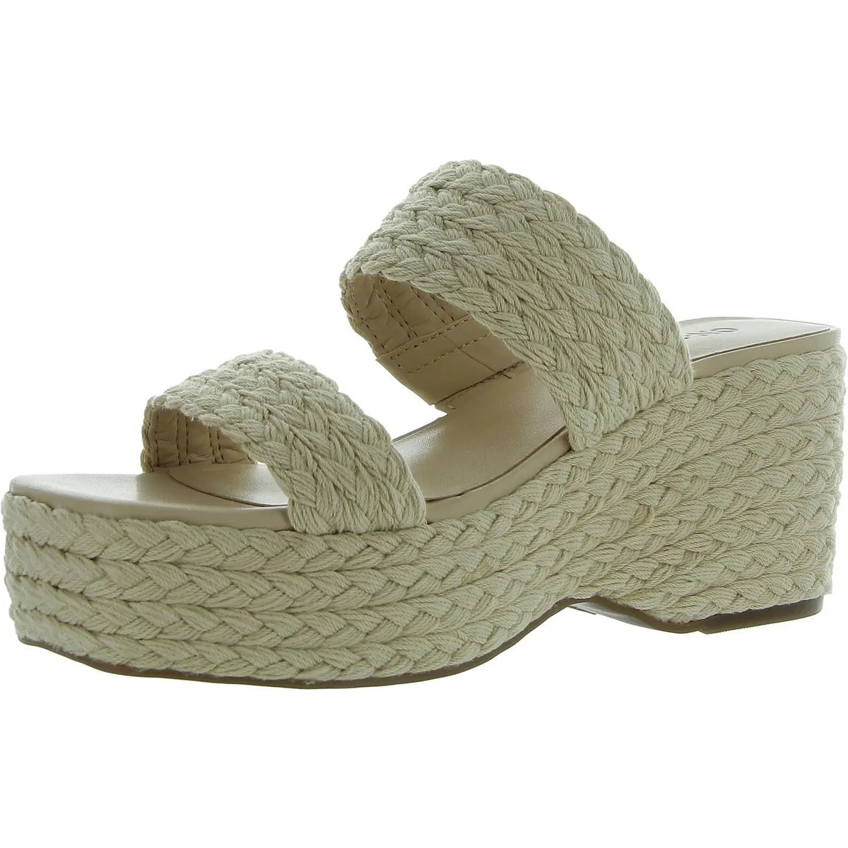 Norina Womens Woven Manmade Platform Sandals