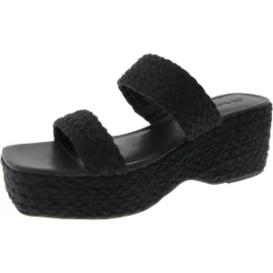 Norina Womens Woven Manmade Platform Sandals