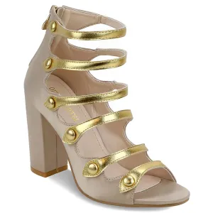 Northfolk  Womens Dressy Open Toe Strappy Sandals