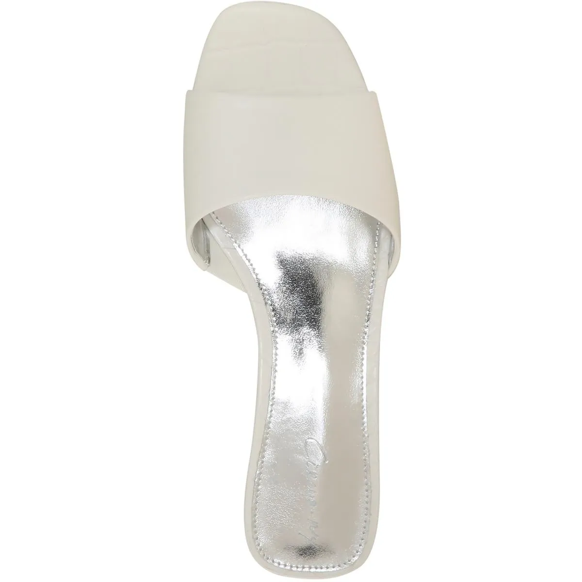 Nova Womens Open Toe Slip On Heels