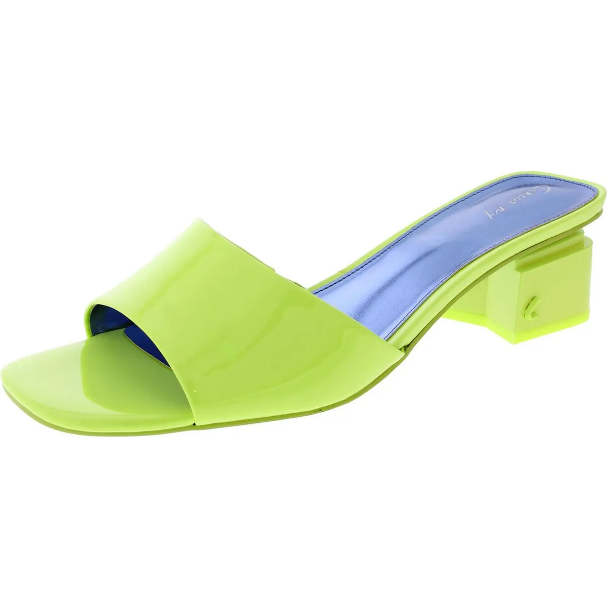 Nova Womens Open Toe Slip On Heels