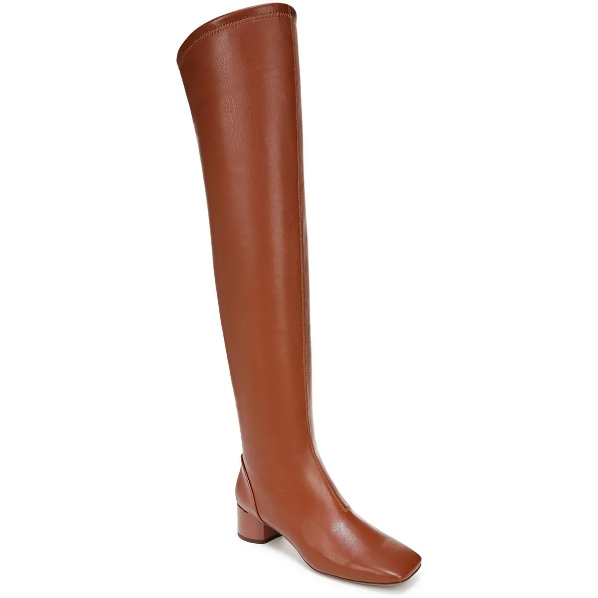Novara Womens Pull On Square Toe Over-The-Knee Boots