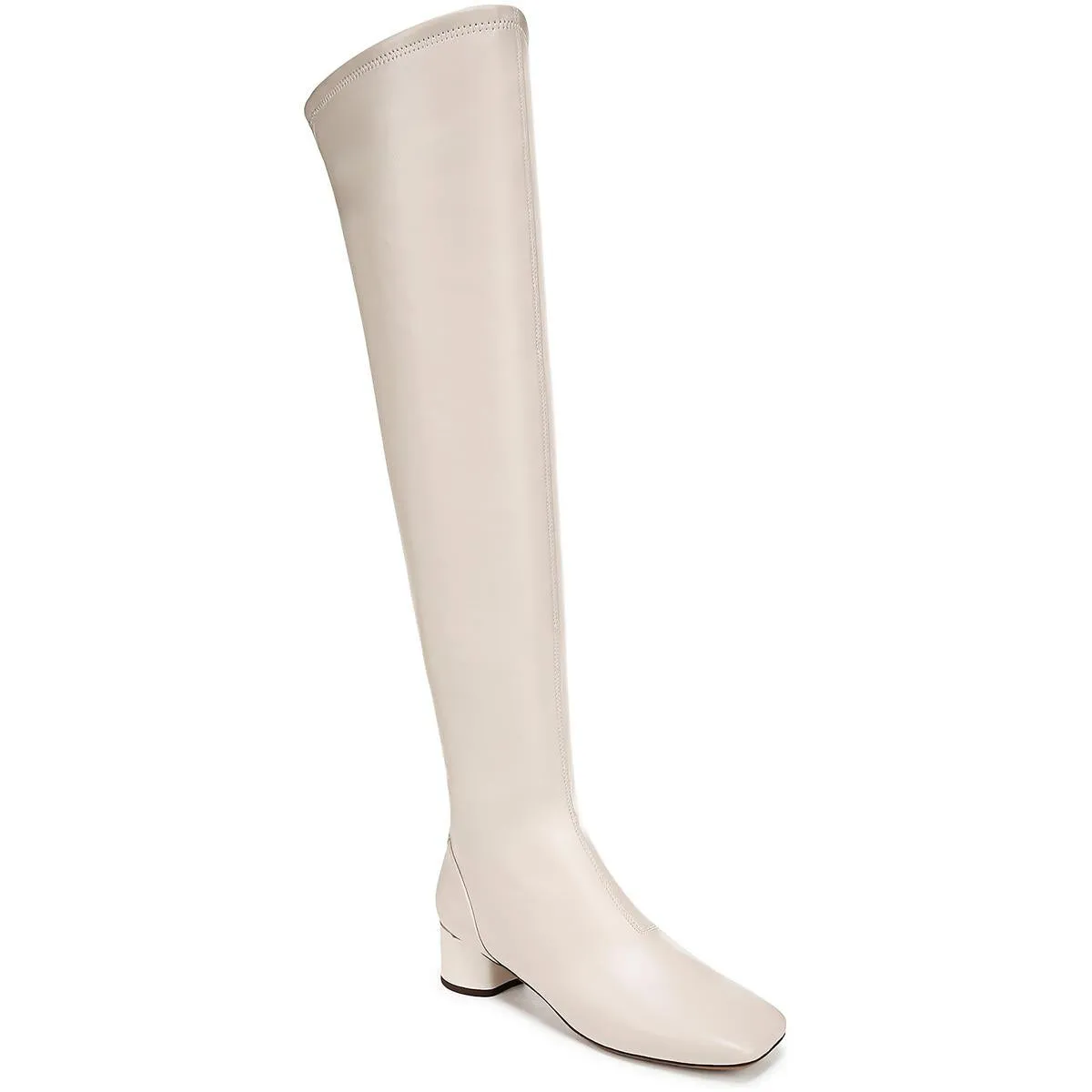 Novara Womens Pull On Square Toe Over-The-Knee Boots
