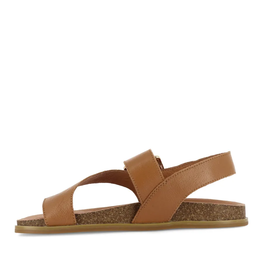 NYGEL - DARK TAN LEATHER