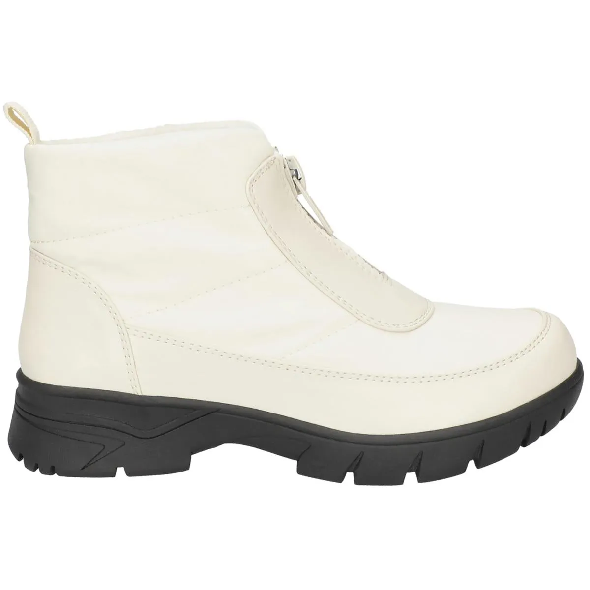 NYKY Womens Faux Leather Cozy Winter & Snow Boots