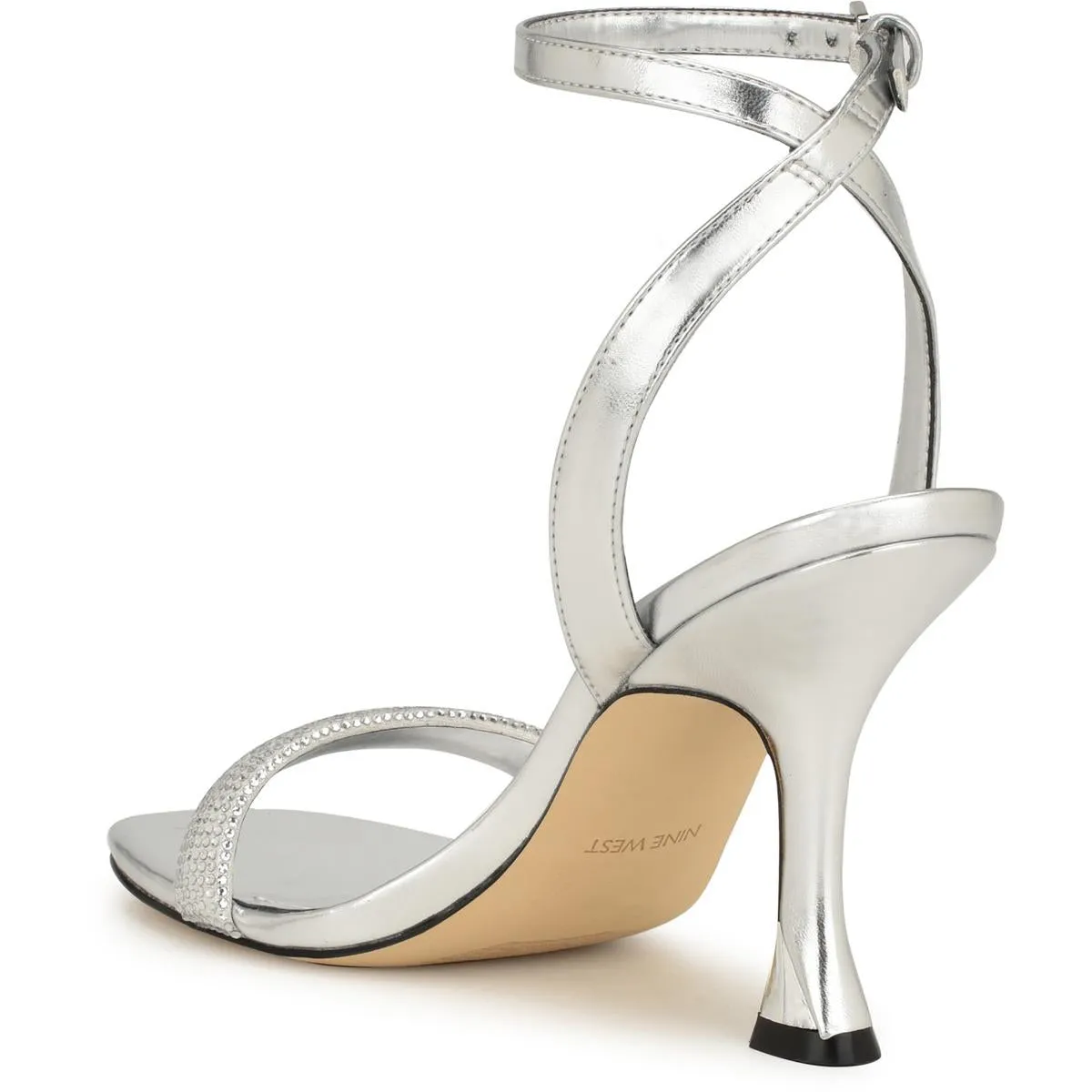 NYRAH3 Womens Cushioned Footbed Man Made Ankle Strap