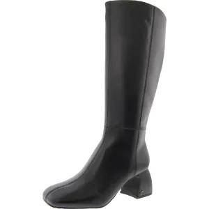 Oaklyn Womens Wide Calf Leather Knee-High Boots