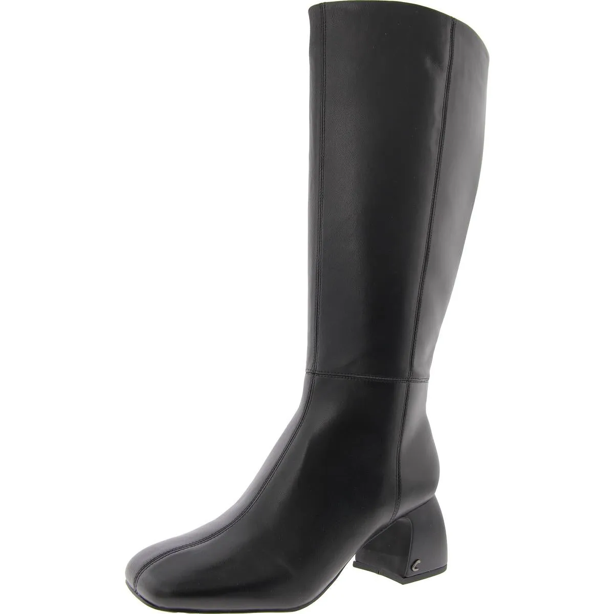 Oaklyn Womens Wide Calf Leather Knee-High Boots