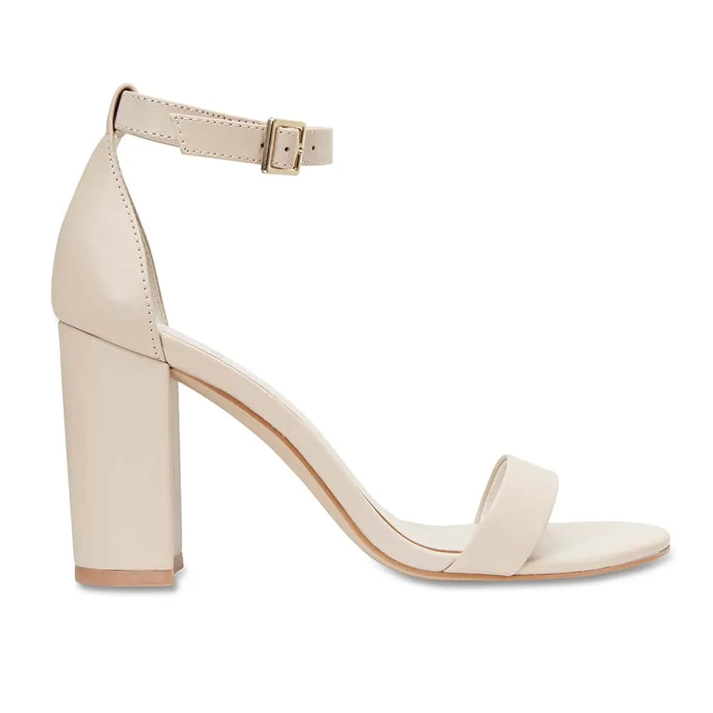 Odyssey Heel in Nude Leather