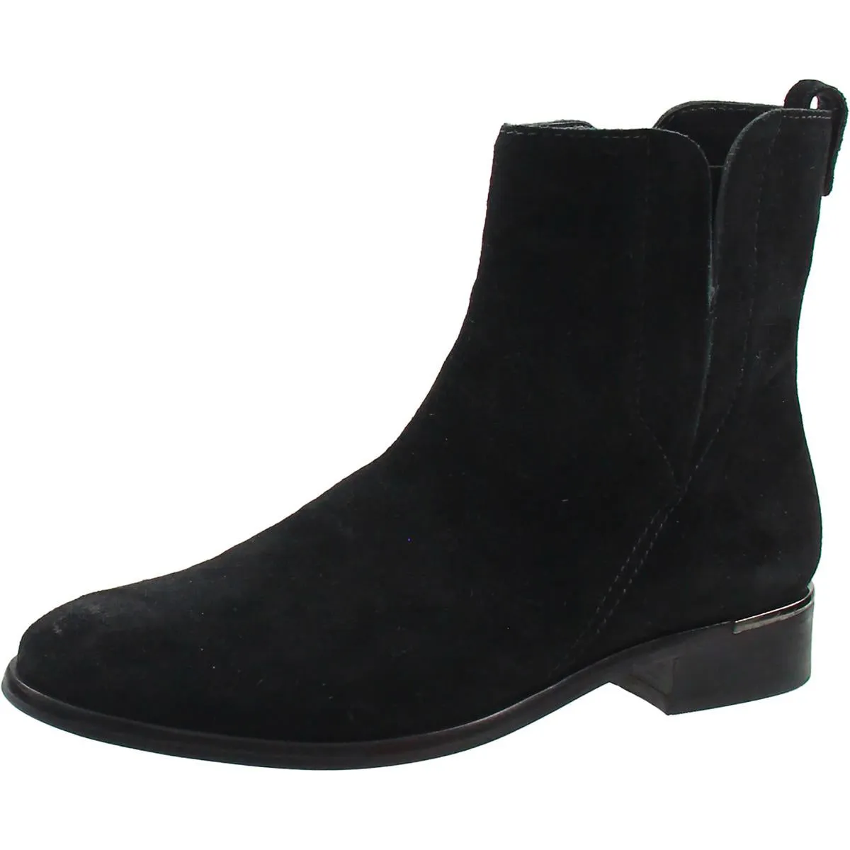 Okalinra Womens Suede Almond toe Ankle Boots