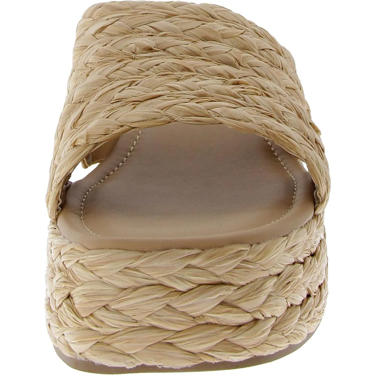 Olinkaa Womens Woven Open Toe Flatform Sandals
