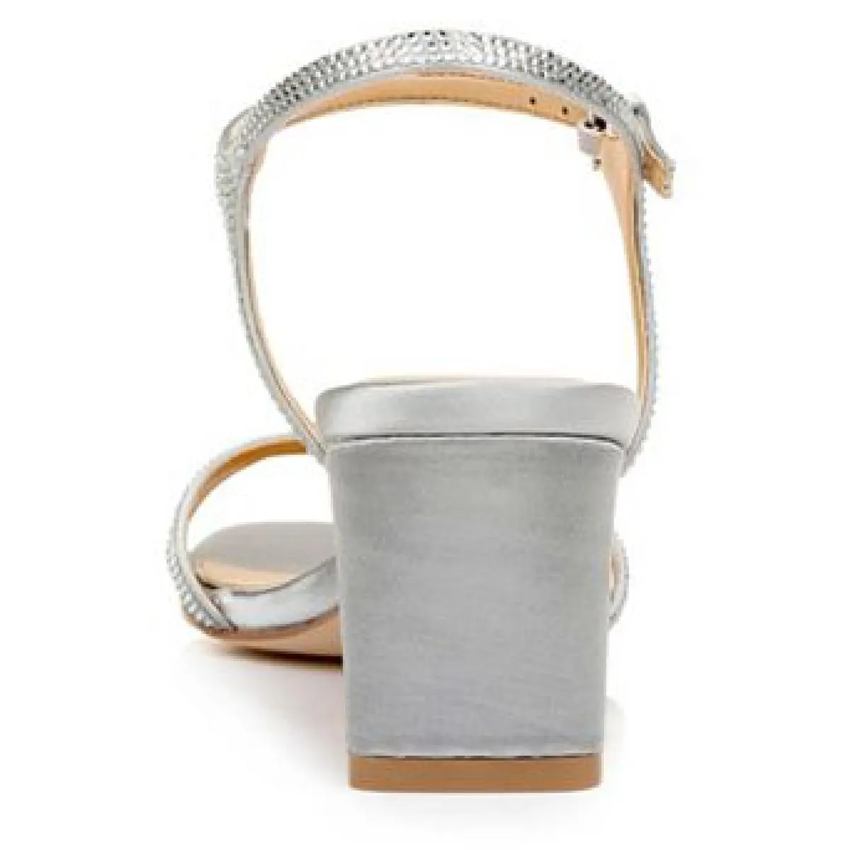 Omari II Womens Satin Ankle Strap Heels