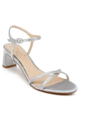 Omari II Womens Satin Ankle Strap Heels