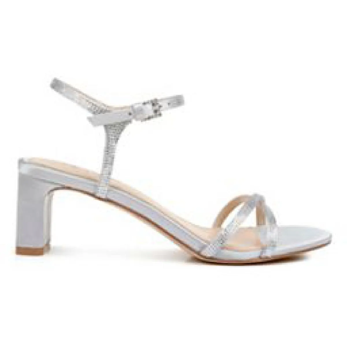 Omari II Womens Satin Ankle Strap Heels