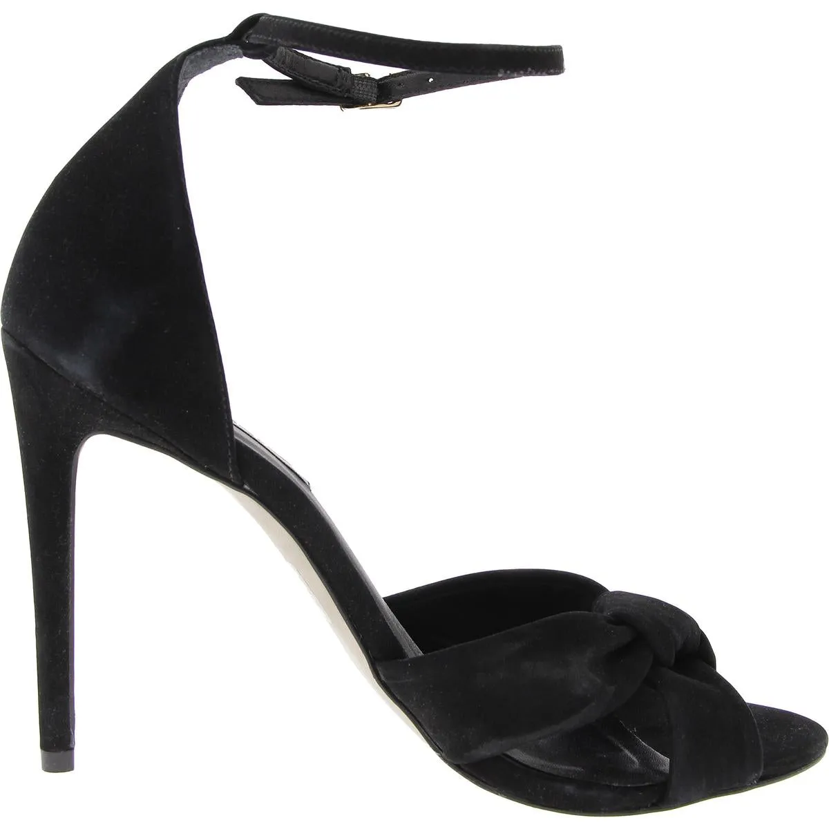 Orchard Womens Buckle Nubuck Ankle Strap
