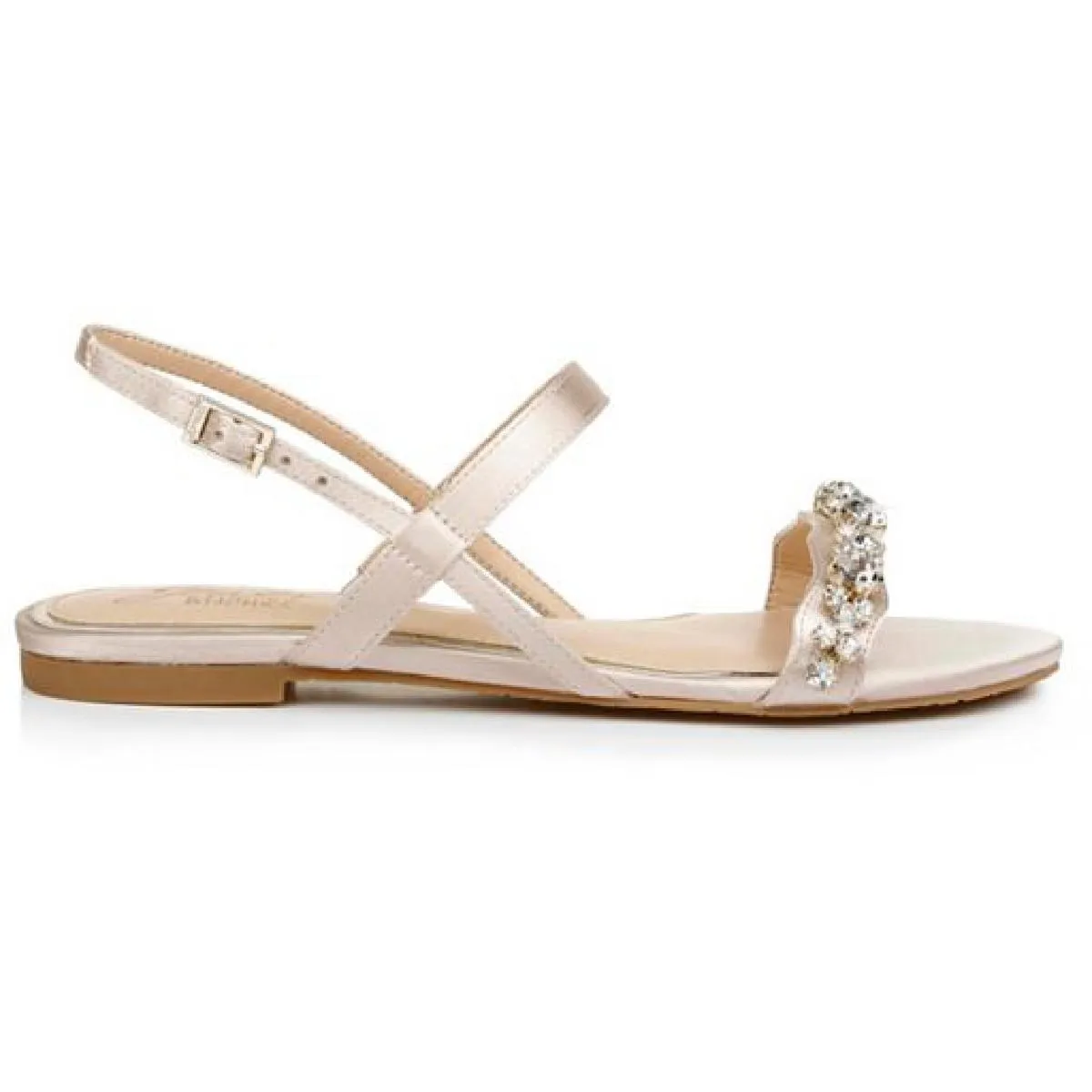 OSMOND Womens Glitter Embellish Ankle Strap