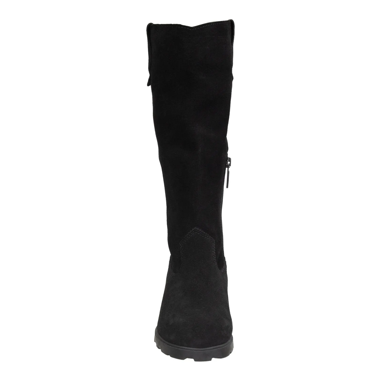 OTBT: TALLOW in BLACK Heeled Mid Shaft Boots