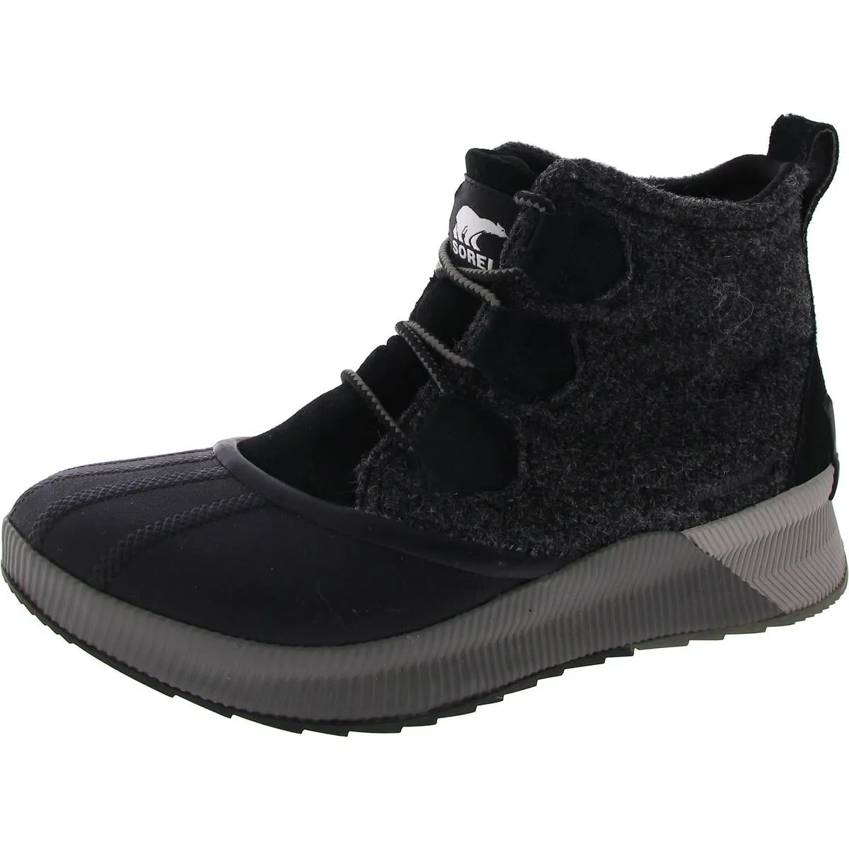 Out N About Womens Leather Lace Up Rain Boots