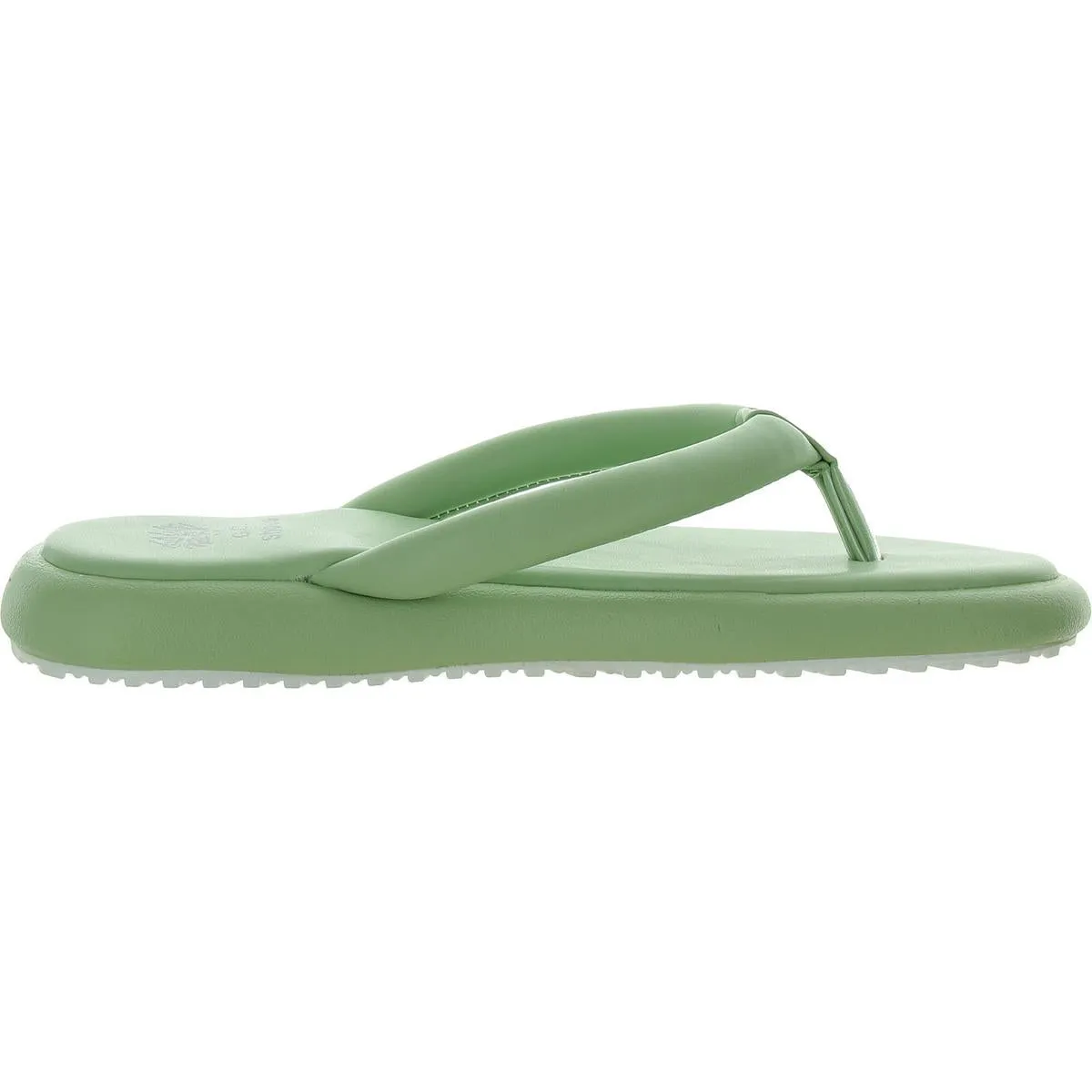 Parisa Womens Faux Leather Slip-On Slide Sandals