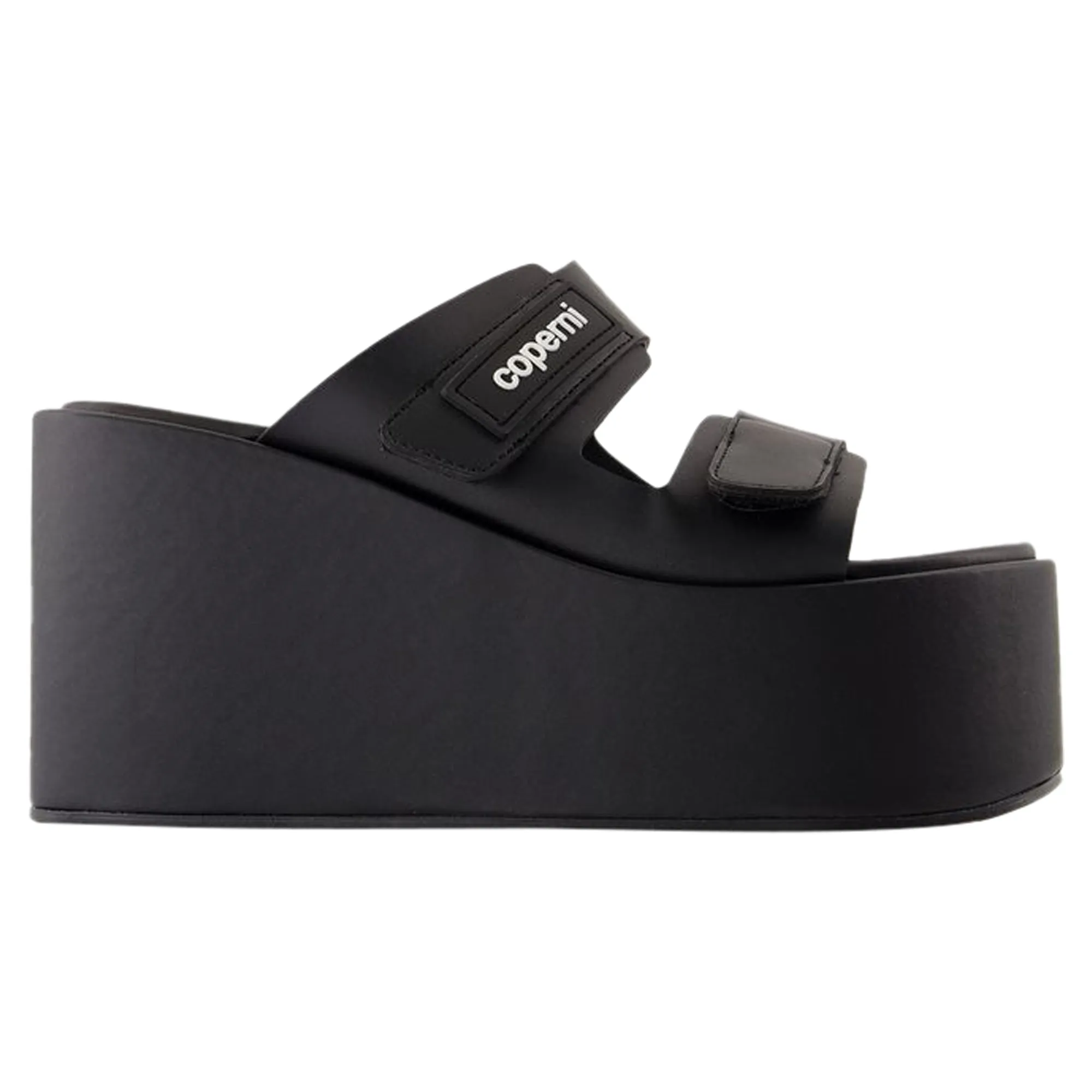 Patch Wedge Sandals - Coperni - Synthetic - Black
