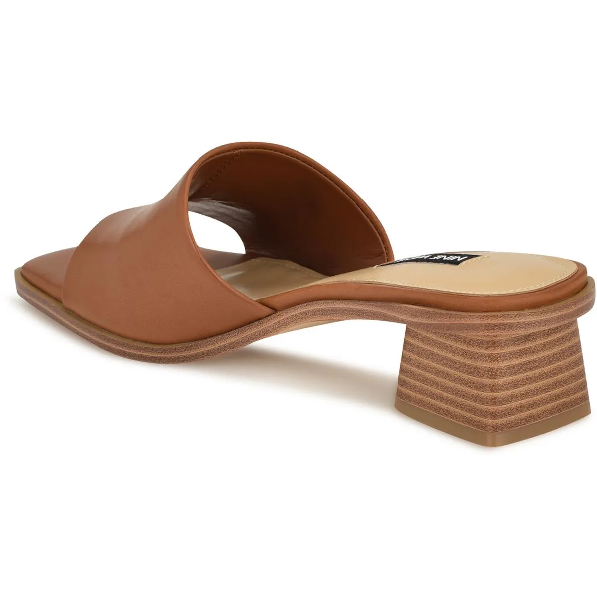 PATHI3 Womens Laceless Faux Leather Block Heel