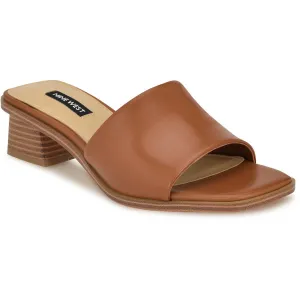 PATHI3 Womens Laceless Faux Leather Block Heel