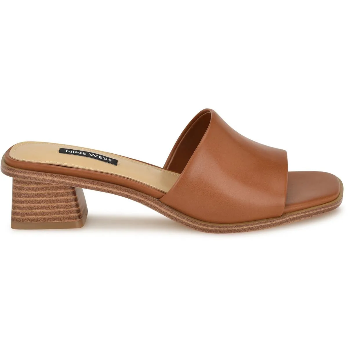 PATHI3 Womens Laceless Faux Leather Block Heel