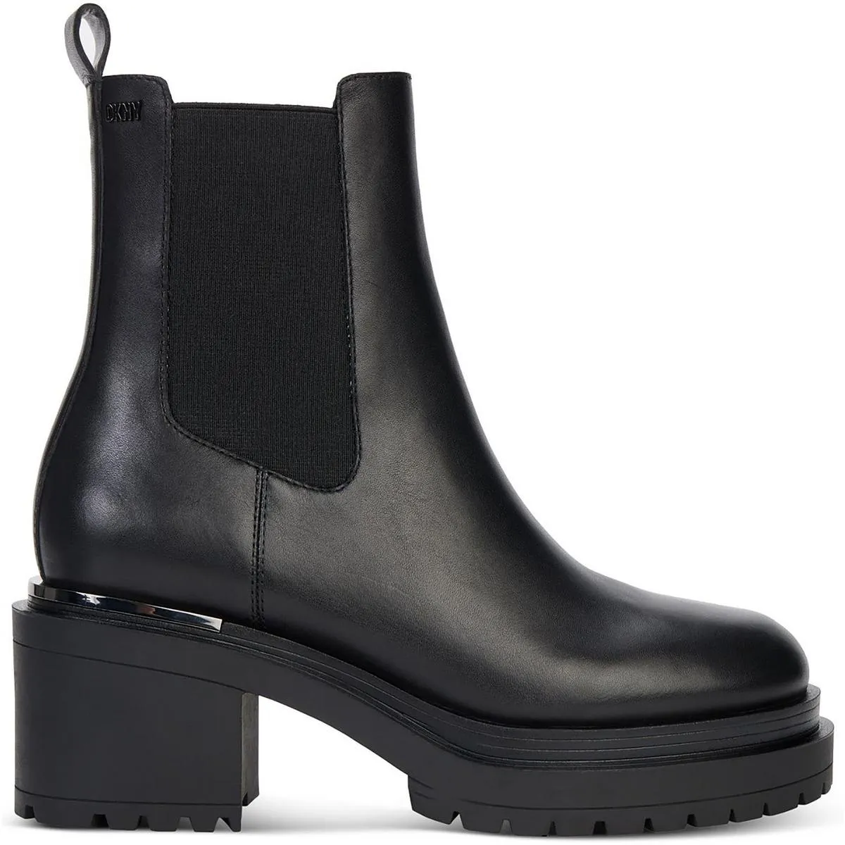 Patria   Womens Man Made Block Heel Chelsea Boots