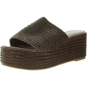 Peony Womens Woven Slide Sandals