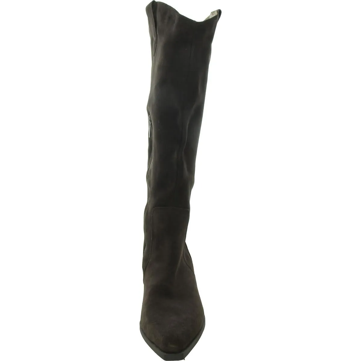 Phenix Womens Zipper Leather Knee-High Boots