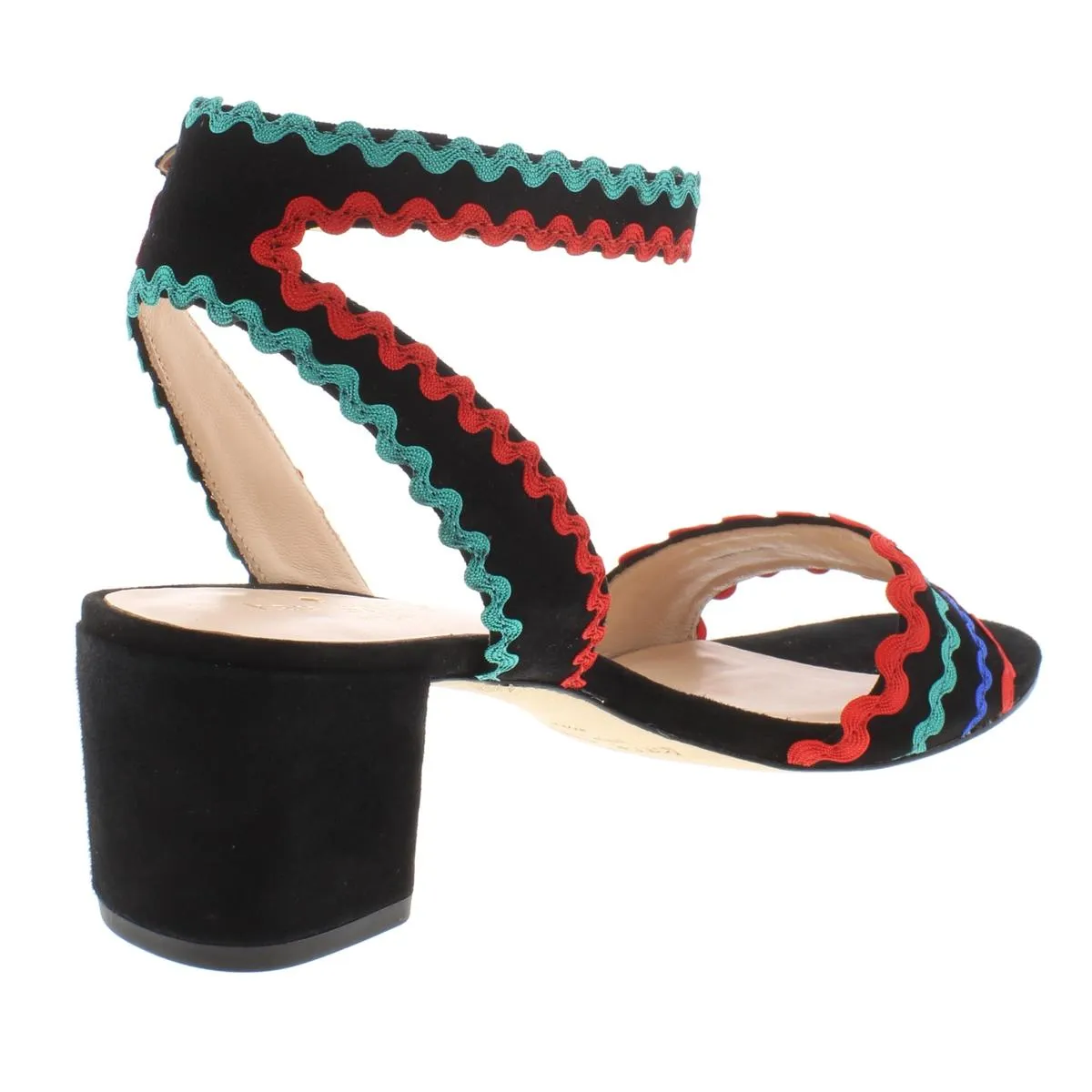 Piedra Womens Suede Ankle Strap Heels