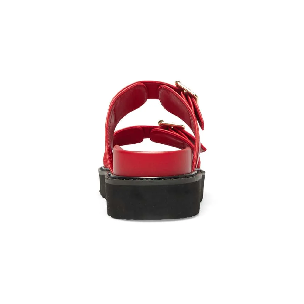 Poppy Slide in Red Smooth