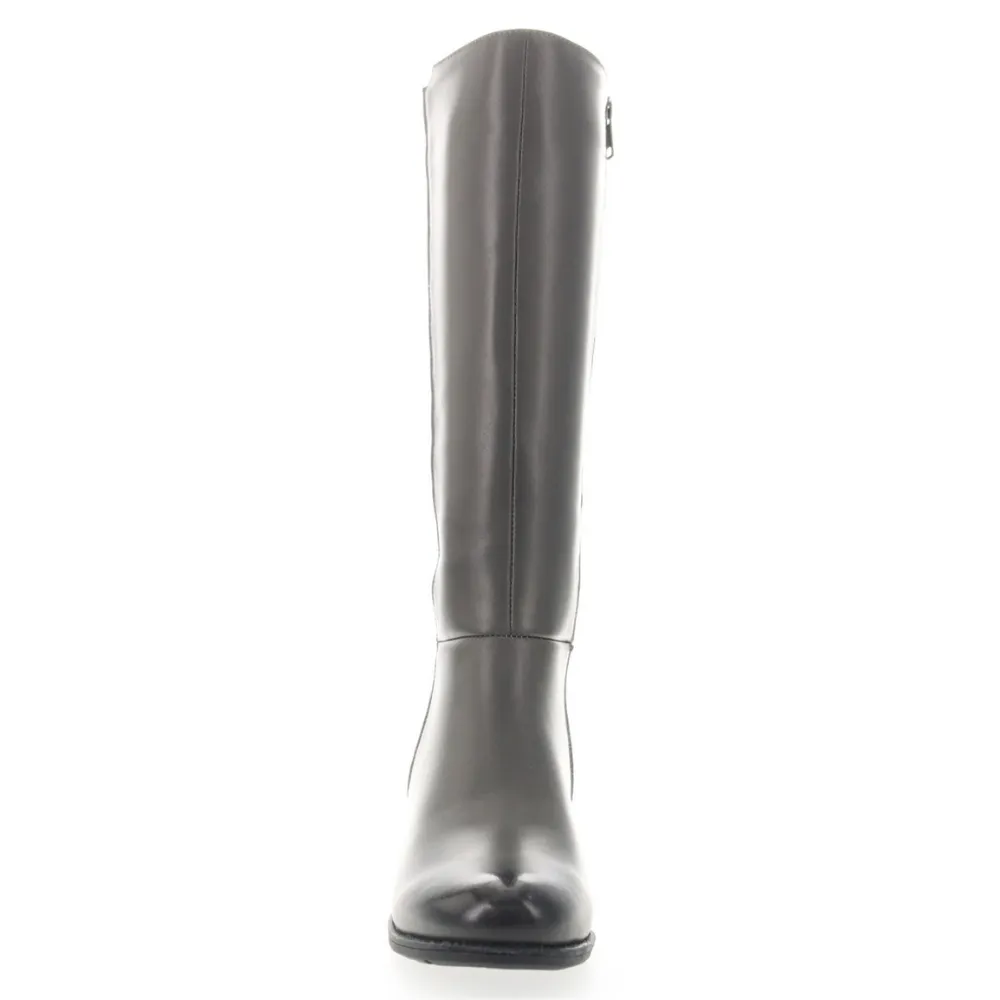 Propet Talise Stretchable Grey Leather Tall Boot (Women's)