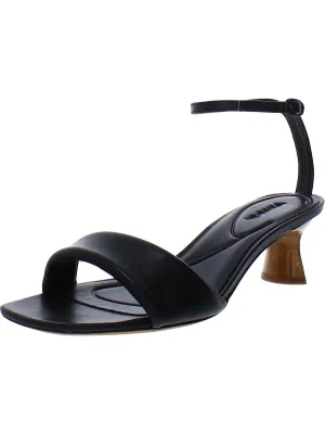 Prue Womens Buckle Ankle Strap Heels