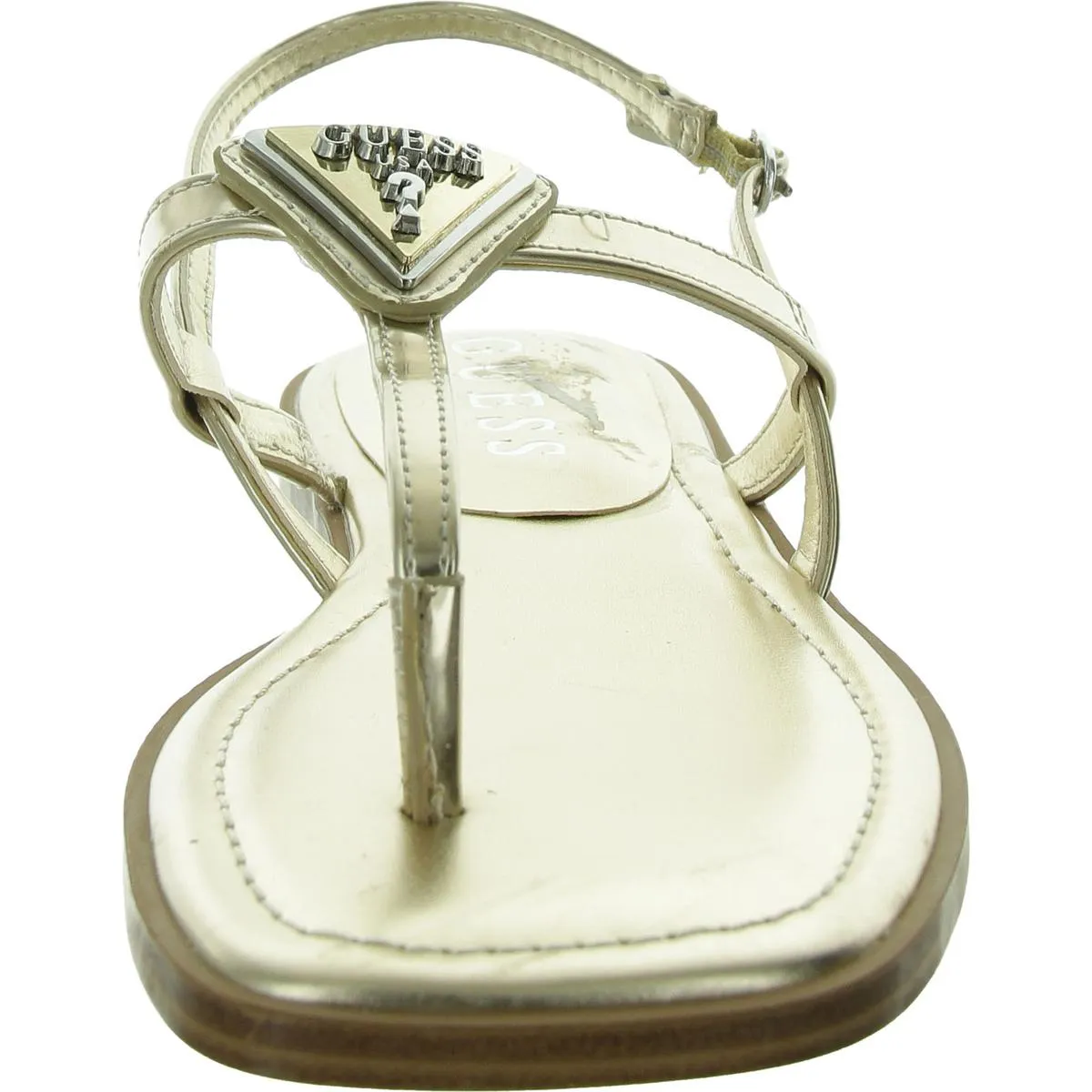 Rainey 3 Womens Faux Leather Flat Slingback Sandals