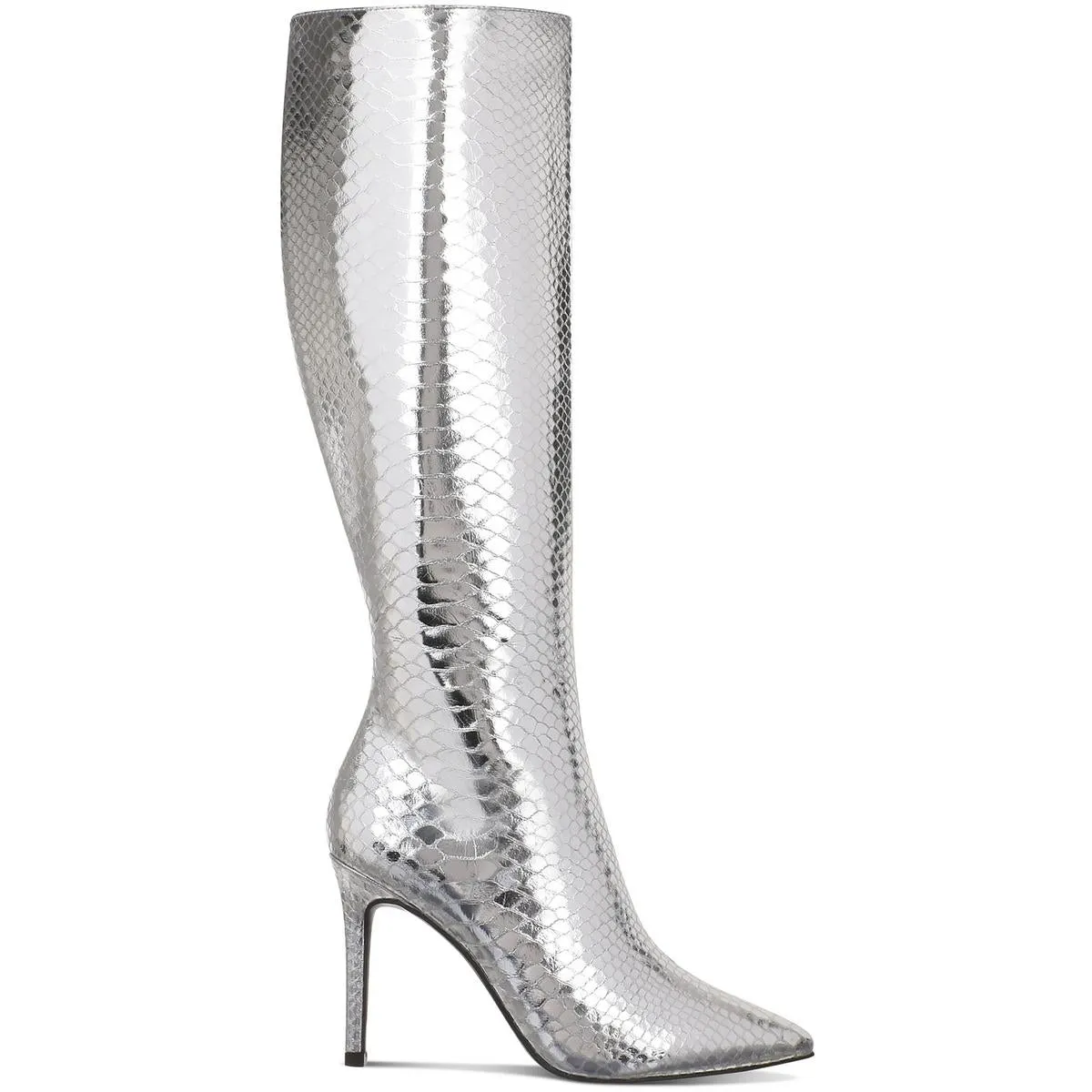 Rajel 2 - XWC Womens Extra Wide Calf Faux Leather Knee-High Boots