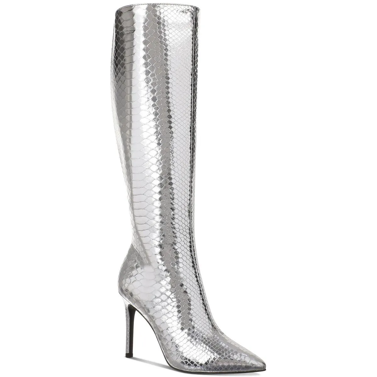 Rajel 2 - XWC Womens Extra Wide Calf Faux Leather Knee-High Boots