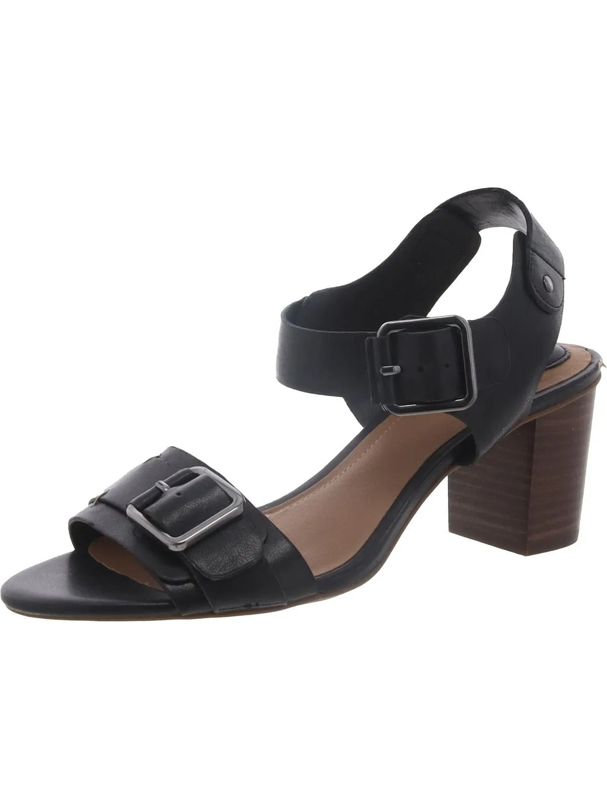 Ralene Dazzle Womens Open Toe Adjustable Block Heel